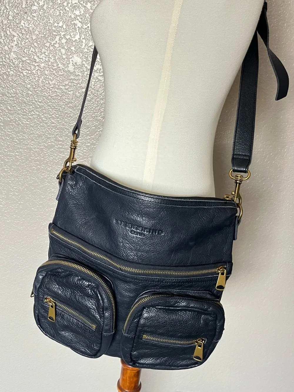 Liebeskind black leather crossbody